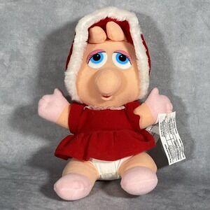 Jim Henson Muppet Babies Miss Piggy 10" McDonald's Plush 1987